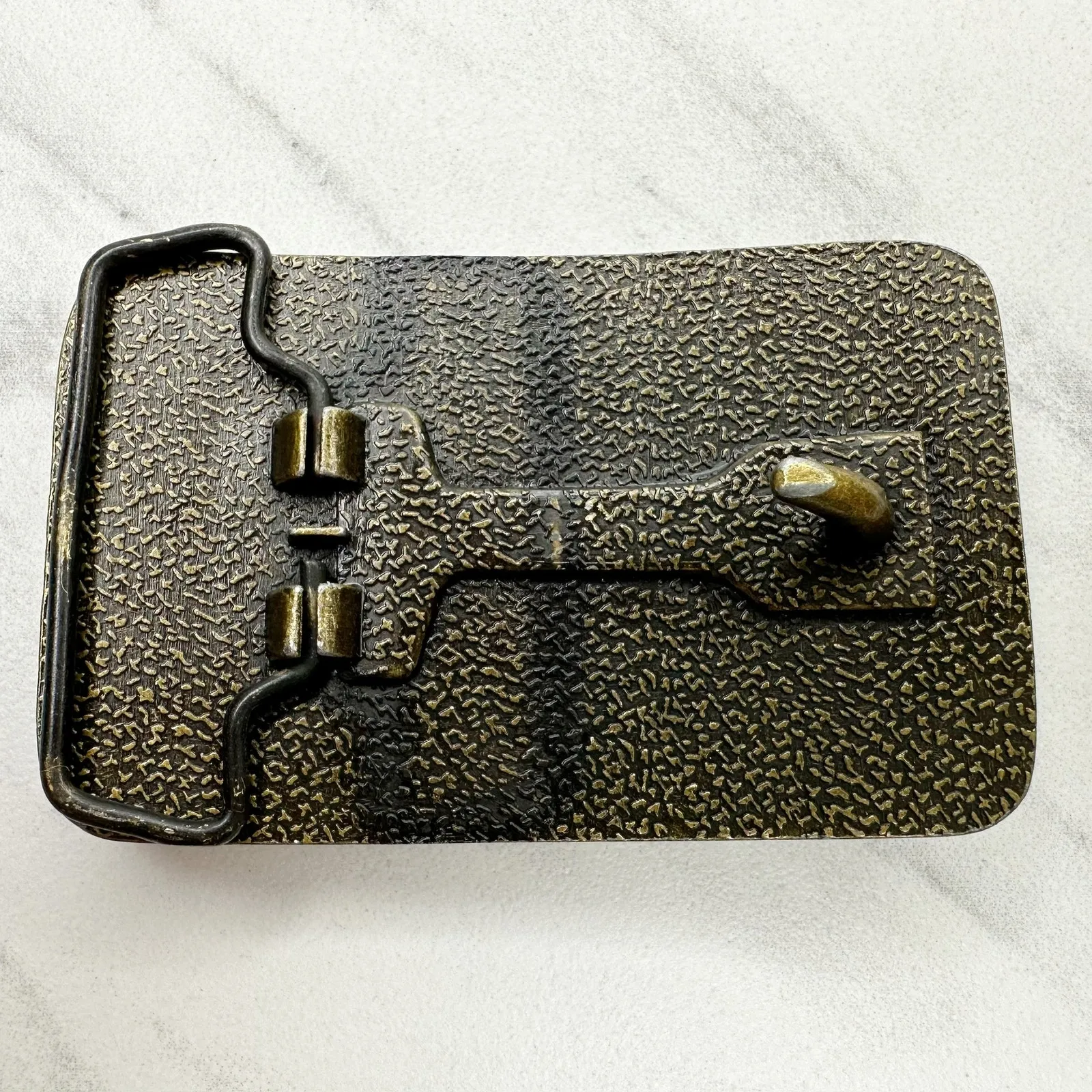 Blue Beaded and Rhinestone Belt Buckle Western Boho Statement Hardware ✨ - Image 2