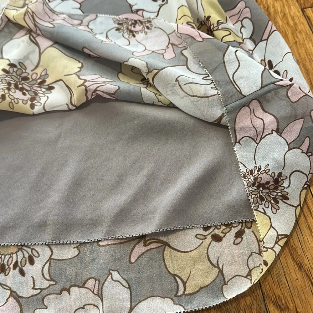 Aritzia Wilfred Villa Floral Dress Bohemian Pastel Cottagecore Fairy mini - Image 7