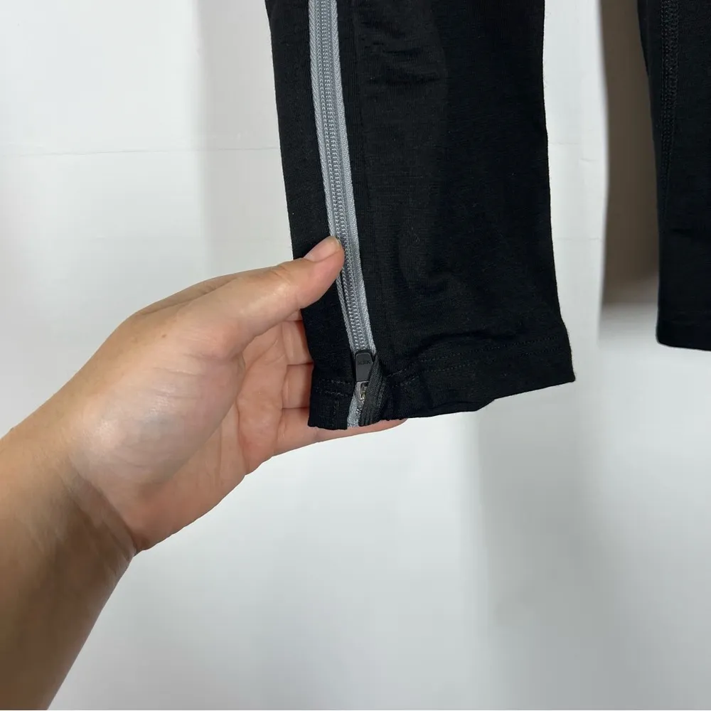 Northern Playground 3/4 Wool Ziplongs Leggings Size Small Black - Image 5