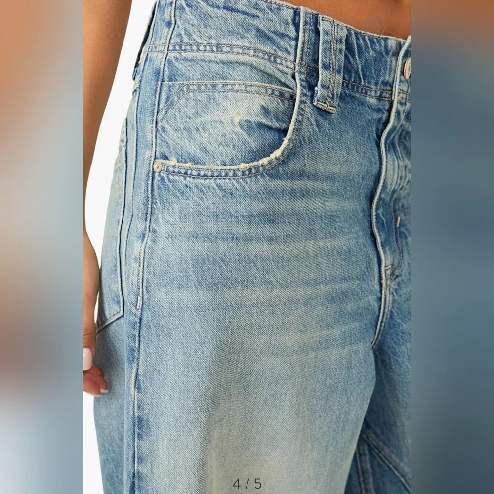 NWT We The Free People Chill Vibes Wide Leg Jeans Size 27 - Image 5