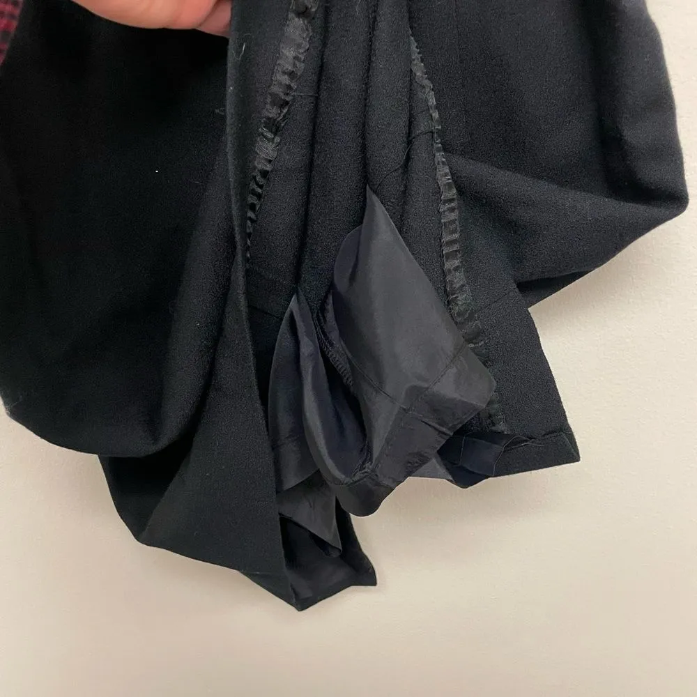 Lauren Ralph Lauren 2000s Black Mini 100% Wool Dress with Beaded Straps SZ 6 - Image 4