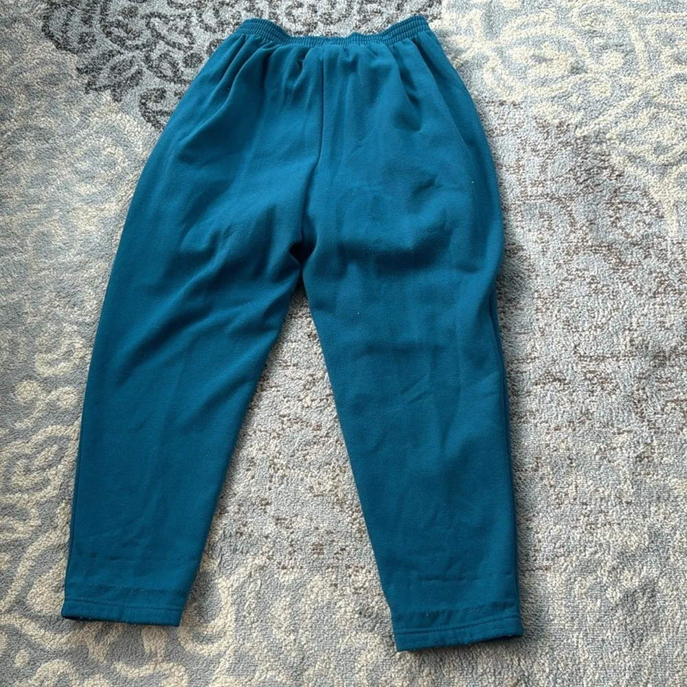 Vintage Jaclyn Smith Sport Sweatshirt & Sweatpants Set Turquoise Large - Image 12