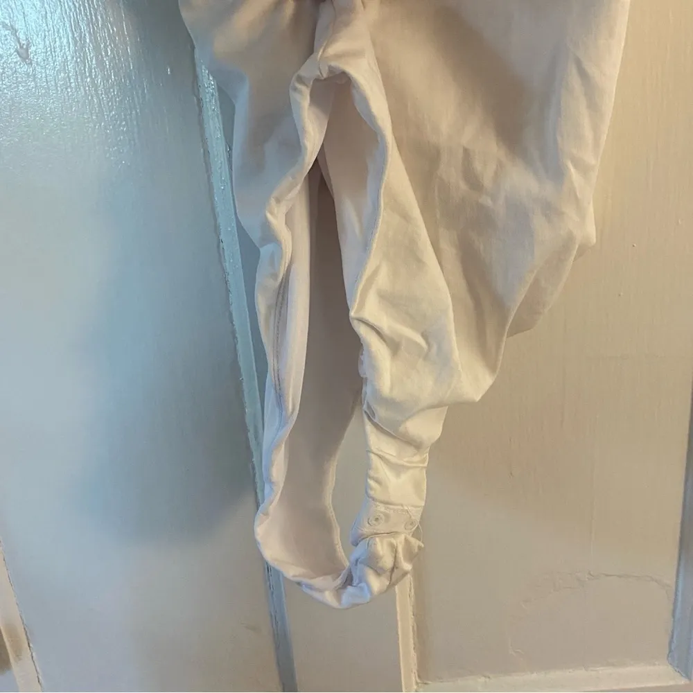 ZARA  White Ruffled Bodysuit - Image 6