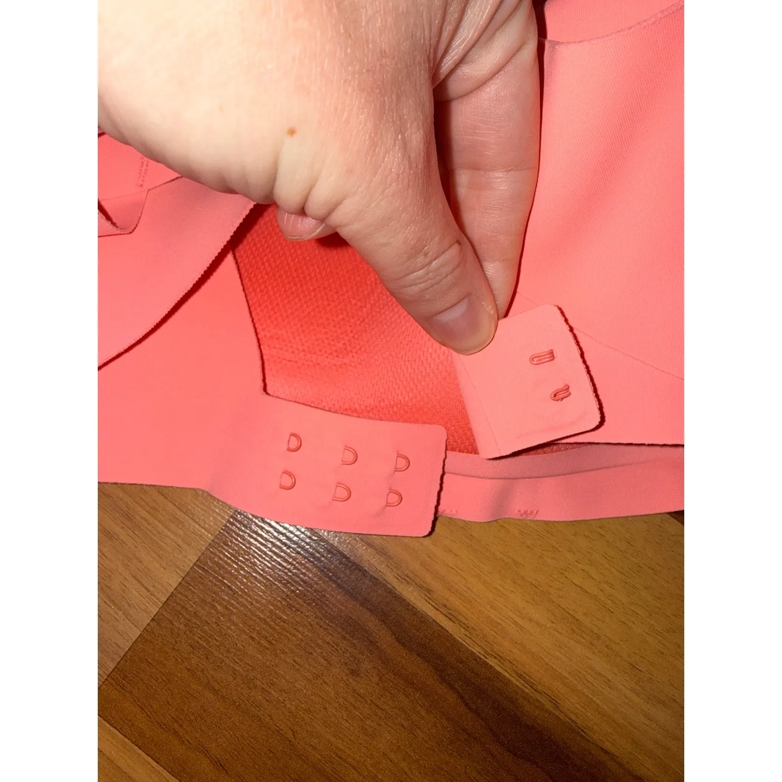 Victoria Sport Pink Front Zip High Support Sports Bra  Gym Women 34DDD angel max - Image 4