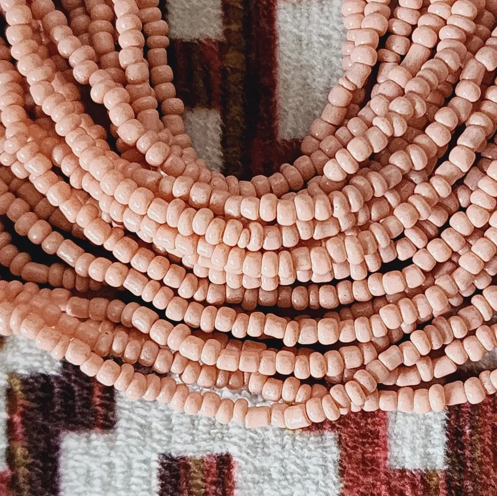 Multi Strand Cheyenne Pink Sea Bead Necklace - Image 5