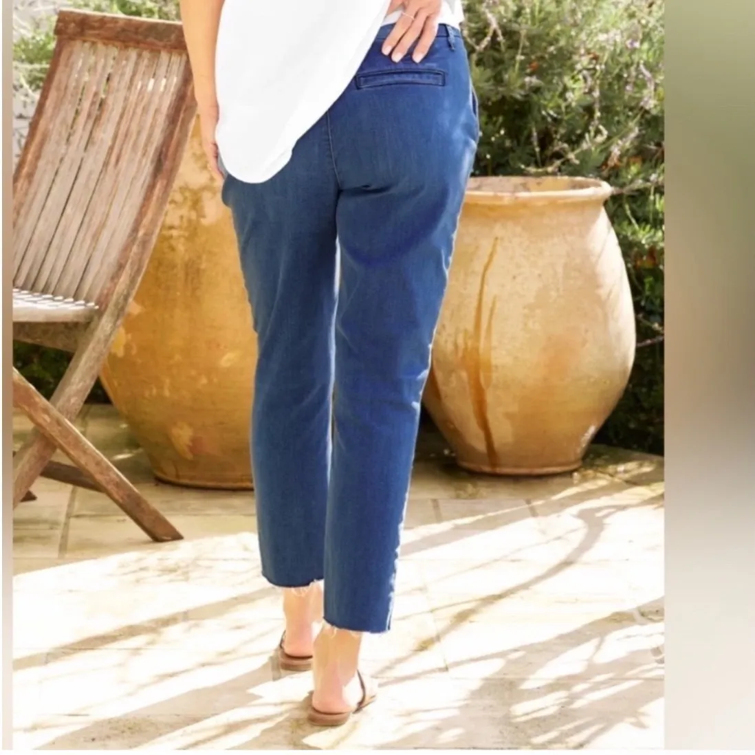 FRANK & EILEEN Wicklow Italian Chino
Performance Denim Blue 1977 Wash Size 2 - Image 2