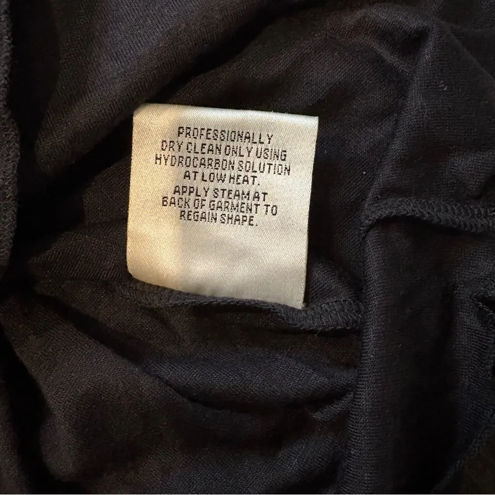 Yoana Baraschi Black Petal Detail Sheer Overlay Top, Sz XS - Image 13