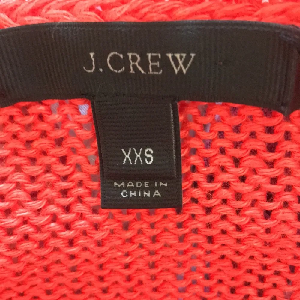 J. Crew Linen Beach Sweater sz xxs - Image 6