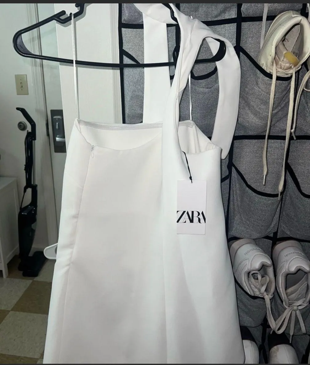 ZARA choker Mini dress - Image 3