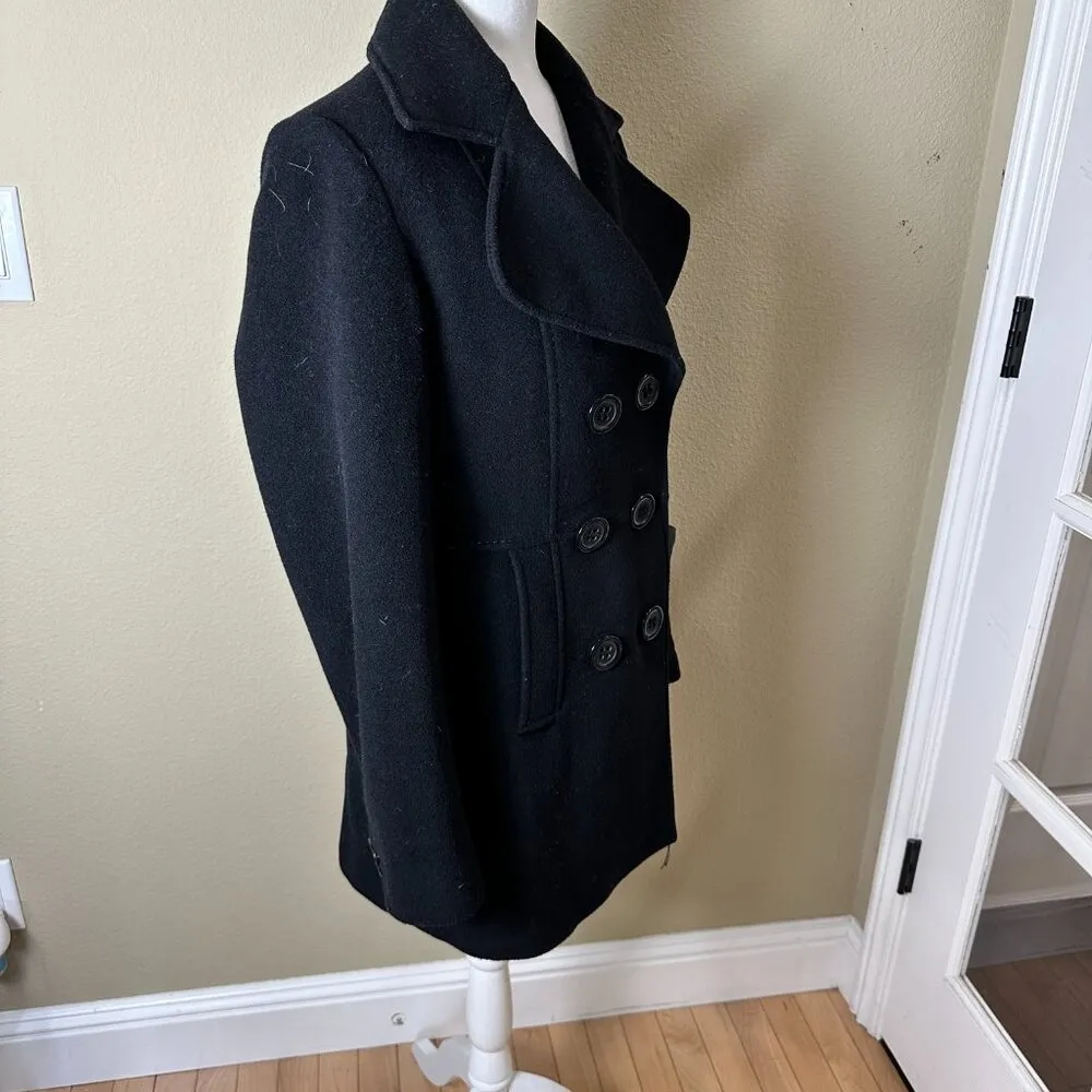 ESPRIT Outerwear Wool Double Breasted Coat Jacket Size Small - Image 7
