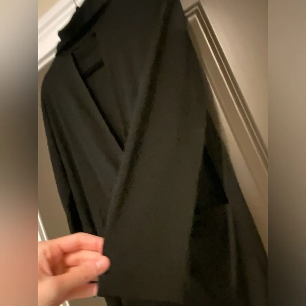 joy joy Black Long Sleeve Keyhole Open Back Turtleneck Dress Women's Sz Small​ - Image 9