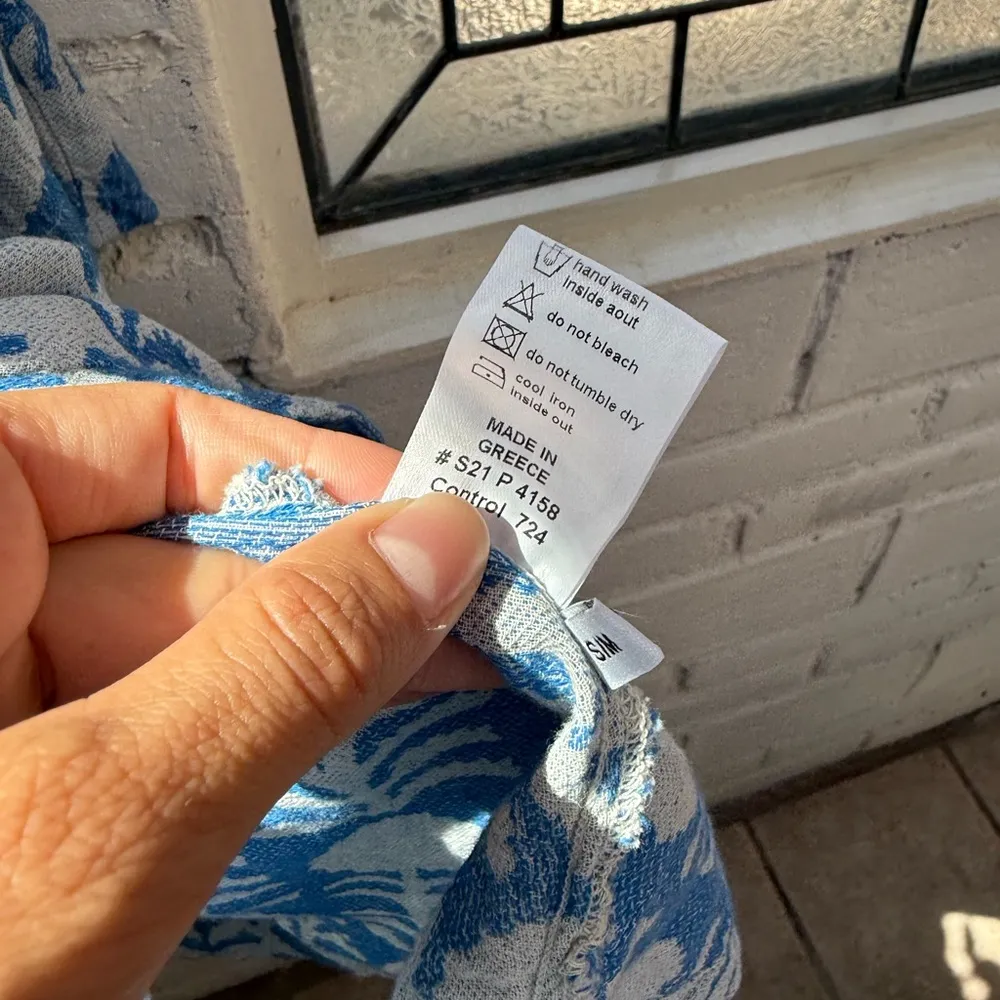 Pearl & Caviar Blue and greyish Patterned Garment - Image 7