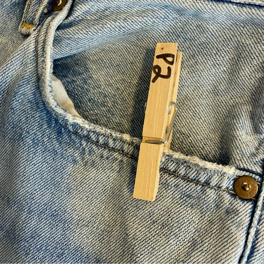 Agolde Riley High Rise Straight‎ Crop in Shatter size 29 - Image 8