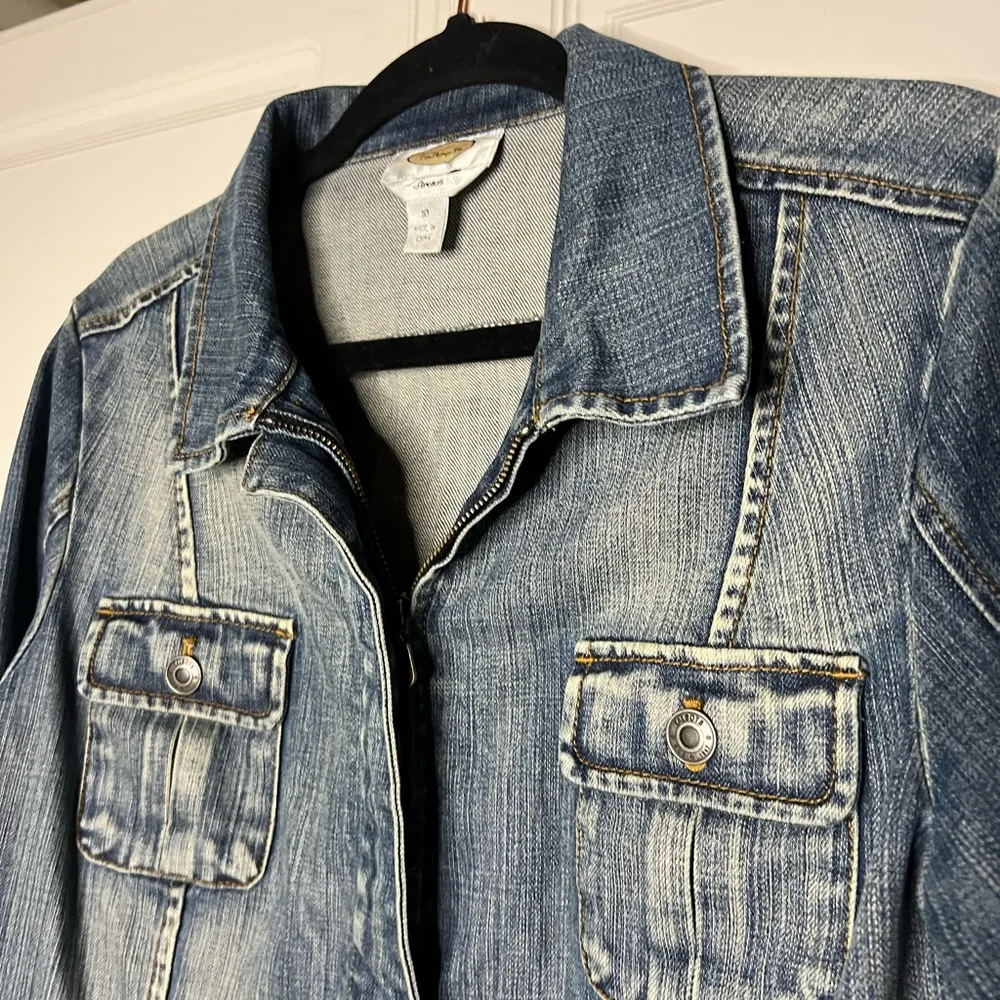 Vintage Talbots Safari Pocket Denim Jacket - Image 4