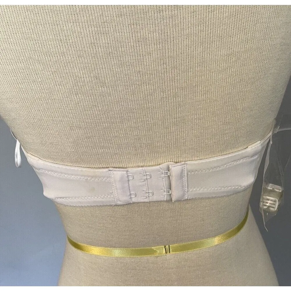 Maidenform Strapless Bra Women's 34D “One Fabulous Fit” White Straps Included - Image 8