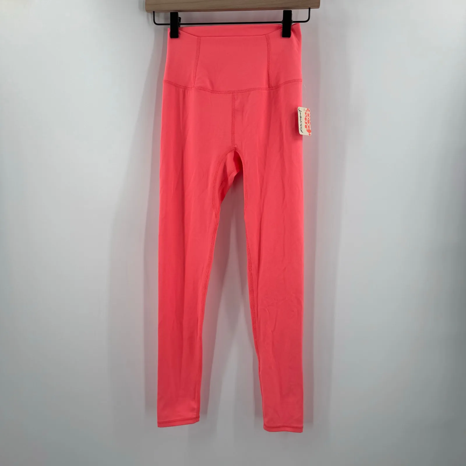 FREE PEOPLE FP MOVEMENT Never Better Legging Size Extra Small NWT Neon Coral Gym - Image 14
