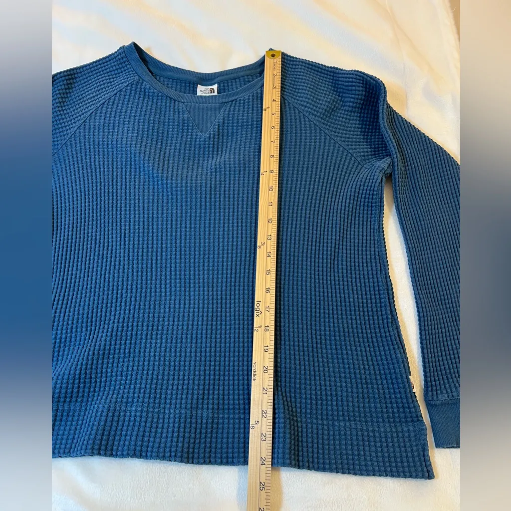 The North Face Teal Women's‎ Knit Top Size Large - Image 4