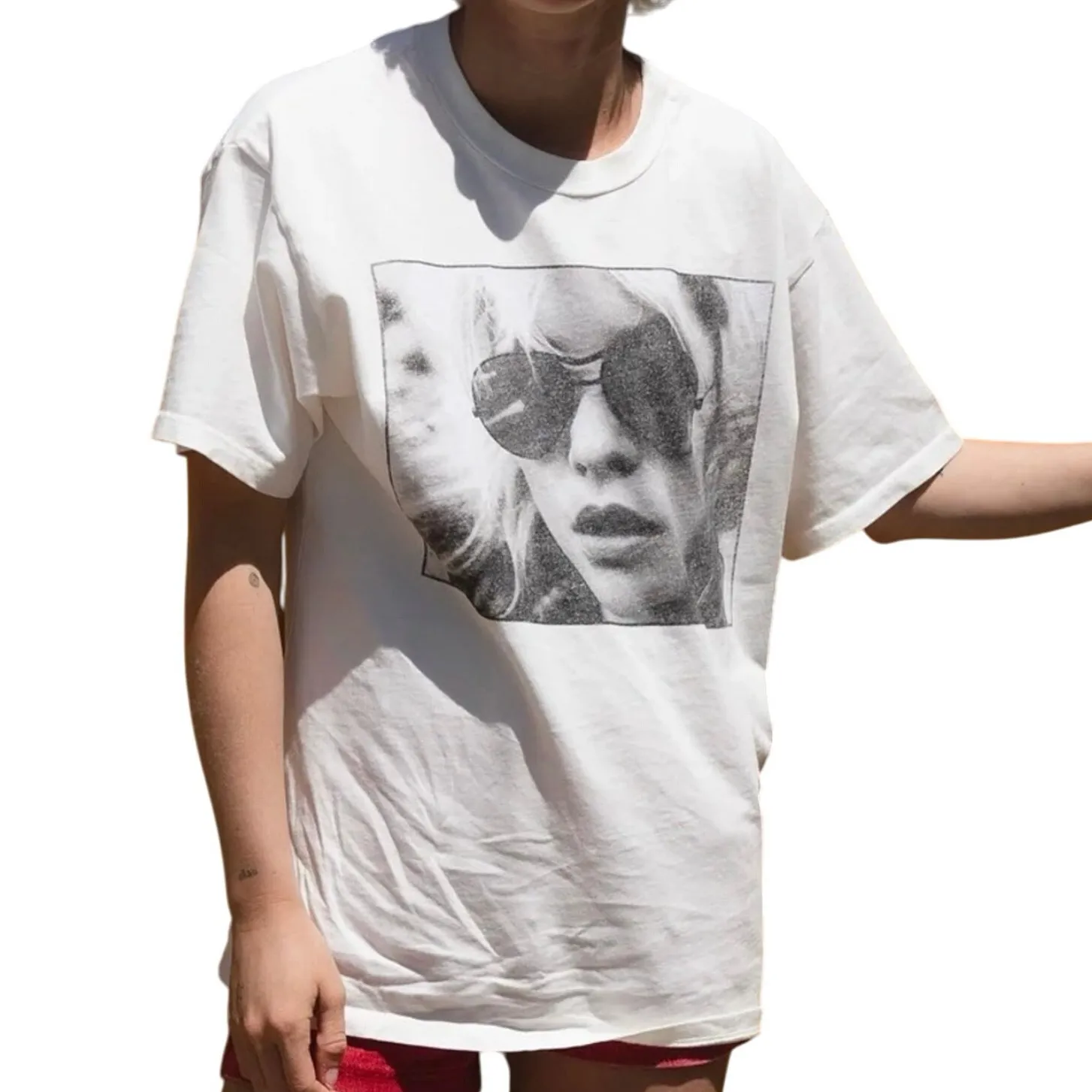 DAYDREAMER Blondie Chris Stein Debbie Harry Sunglasses Photo Tee Size M $98 SOO - Image 2
