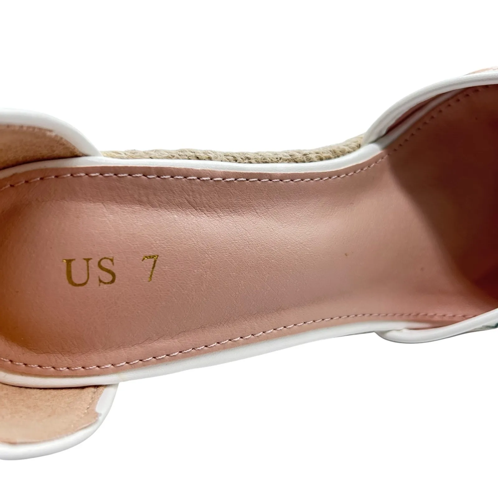 NEW Allegra K Espadrille Wedge Womens 7 Floral‎ Ankle Strap Heels Platform Shoes - Image 5