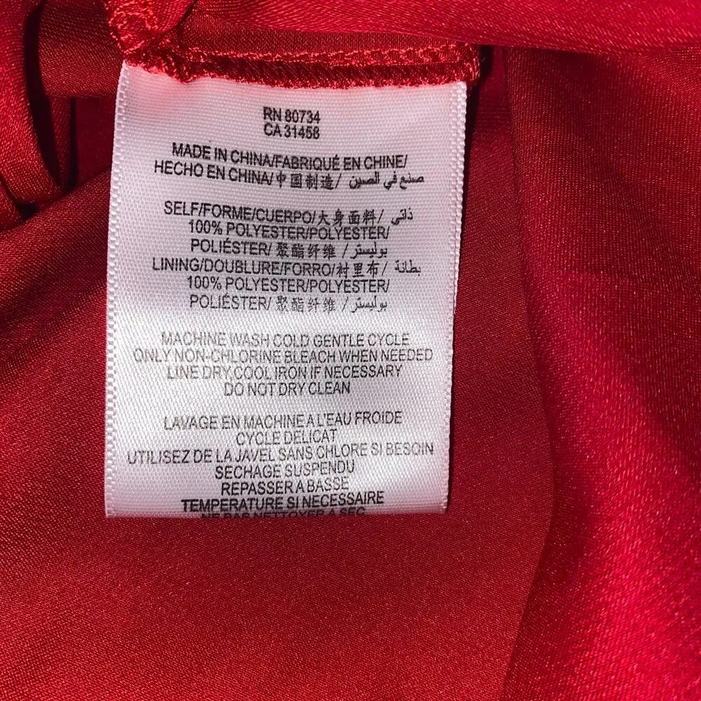 BCBGENERATION Red Vintage 2000s Accordion Pleated Mini Skirt - Image 5