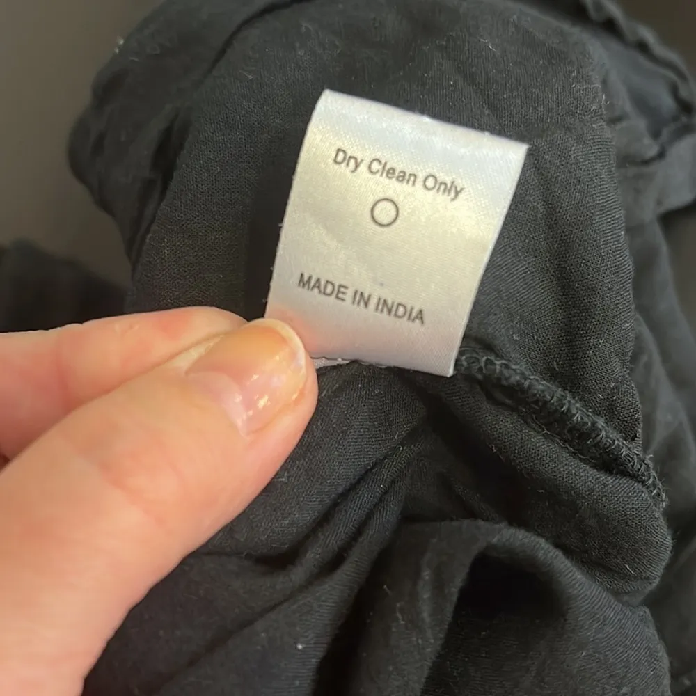 Greylin Anya Jumpsuit in black, Cotton blend, fully lined, bohemian, size S - Image 13