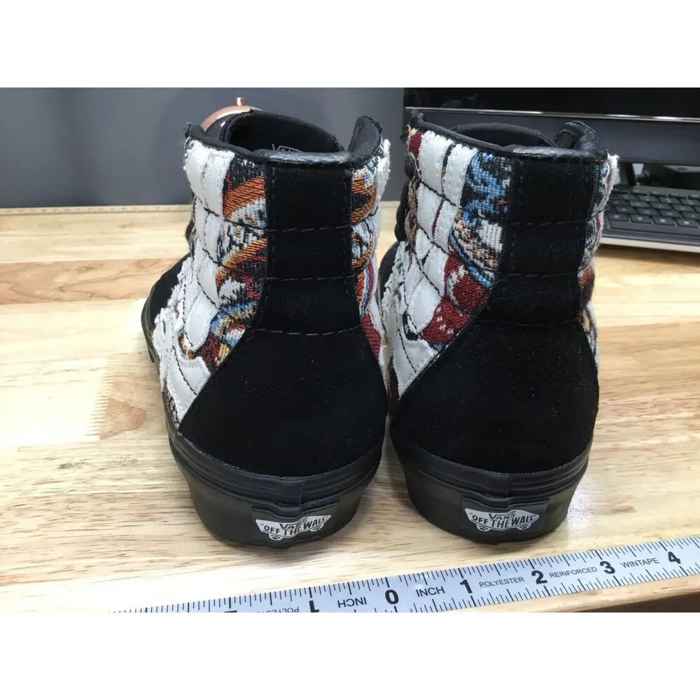 Vans Sk8-Hi Hazy Bones Skateboarding Sneakers Women's 7.5 Black Lace Up High-Top - Image 3