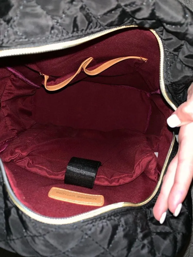 Adrienne Vittadini large black backpack - Image 3