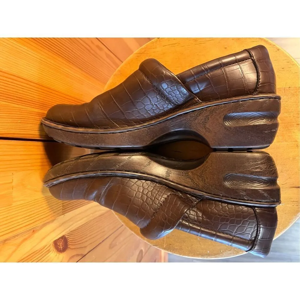 Boc Born Concept Shoes Womens 10M Slip On Clogs Mule Brown Animal Print Size 10 - Image 6