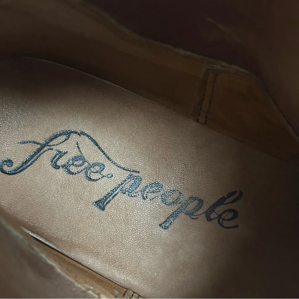 Free People Crocodile Embossed Chelsea Ankle Boots - Image 8