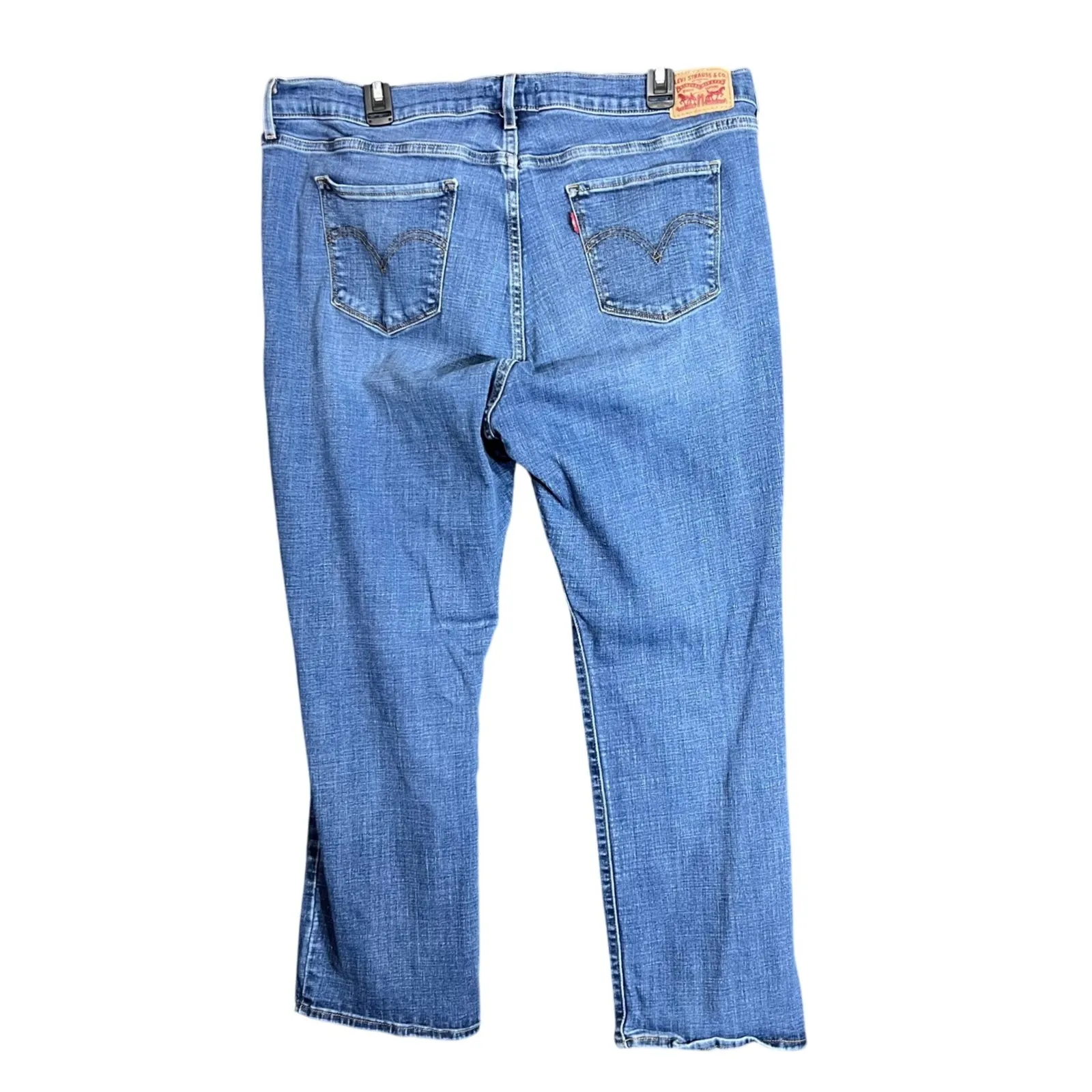 Levis 414 Classic Straight Blue Jeans Womens Size 18W Denim Casual Timeless - Image 3
