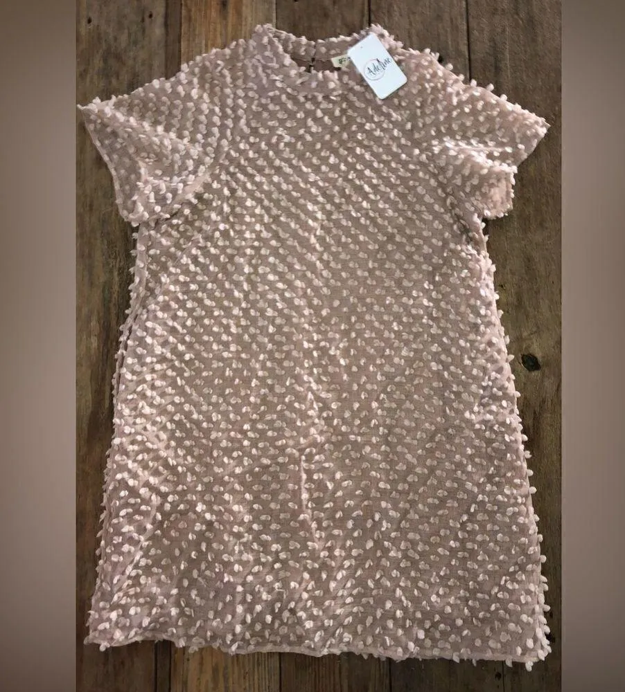 Listical Adeline clothing dress light pink super cute size M - Image 3