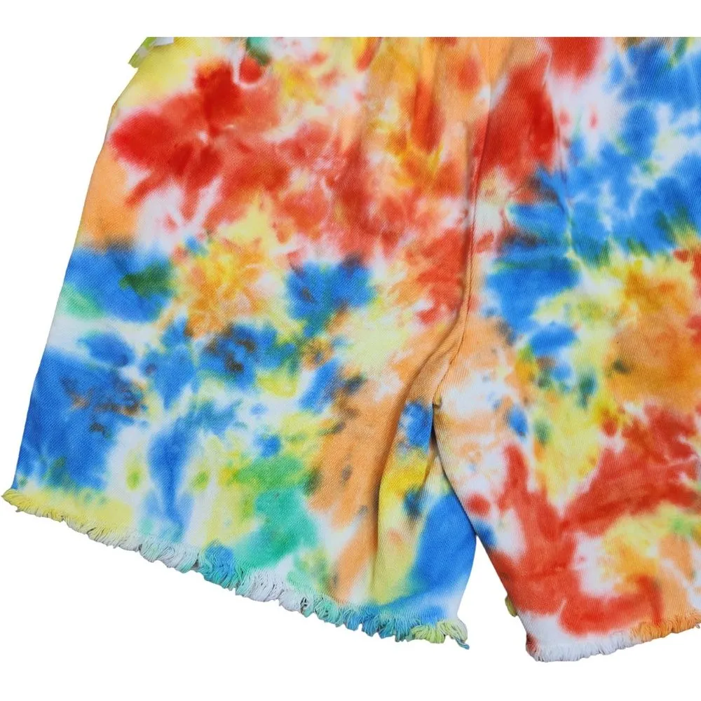 NWT BP. Womens Small Tye-Dye Elastic Waist Shorts Raw Hem Pockets HIgh Waist - Image 64
