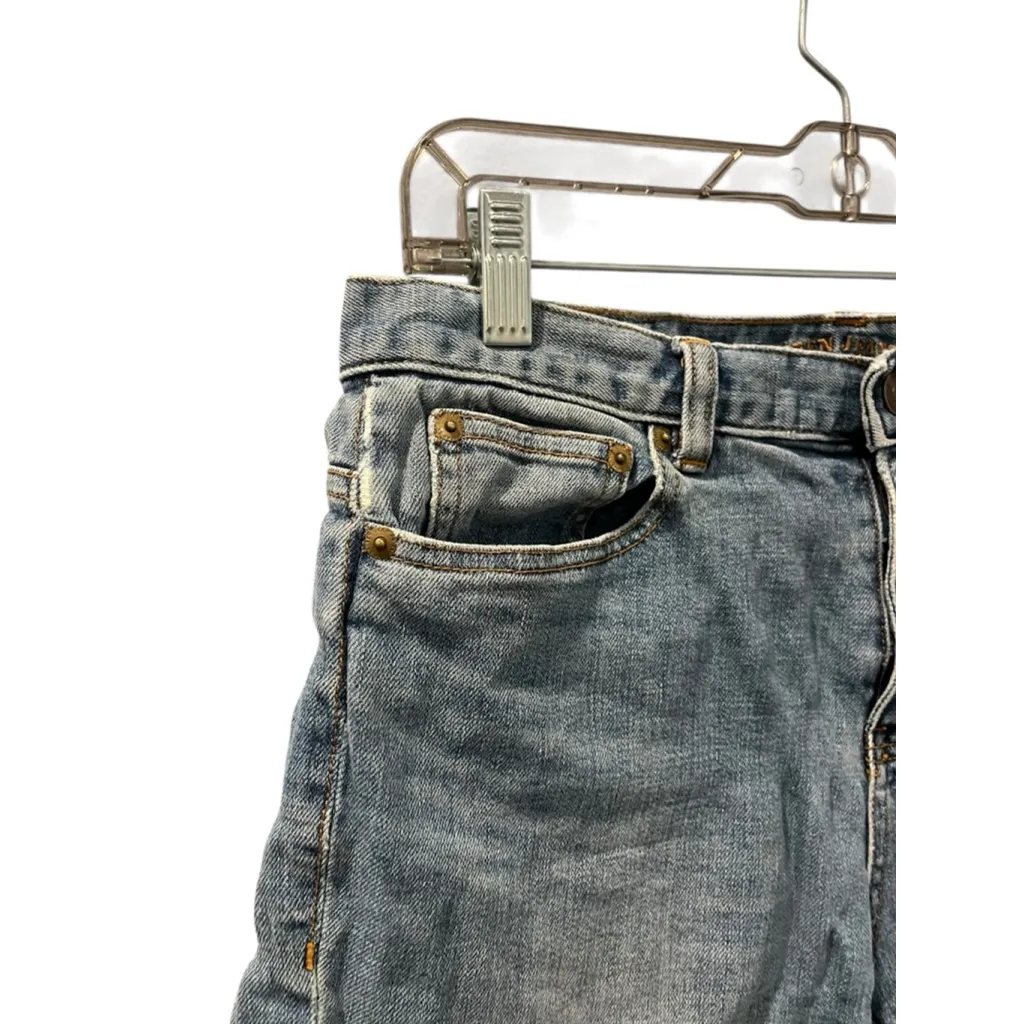 Vintage 90's Lauren Jeans Co Ralph Lauren Cut Off Denim Jeans Shorts Size 8 Blue - Image 2