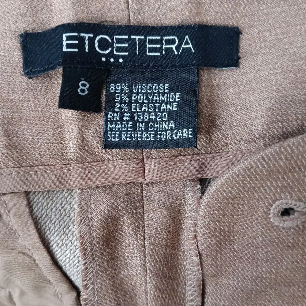 Etcetera  brown trouser size 8 - Image 4