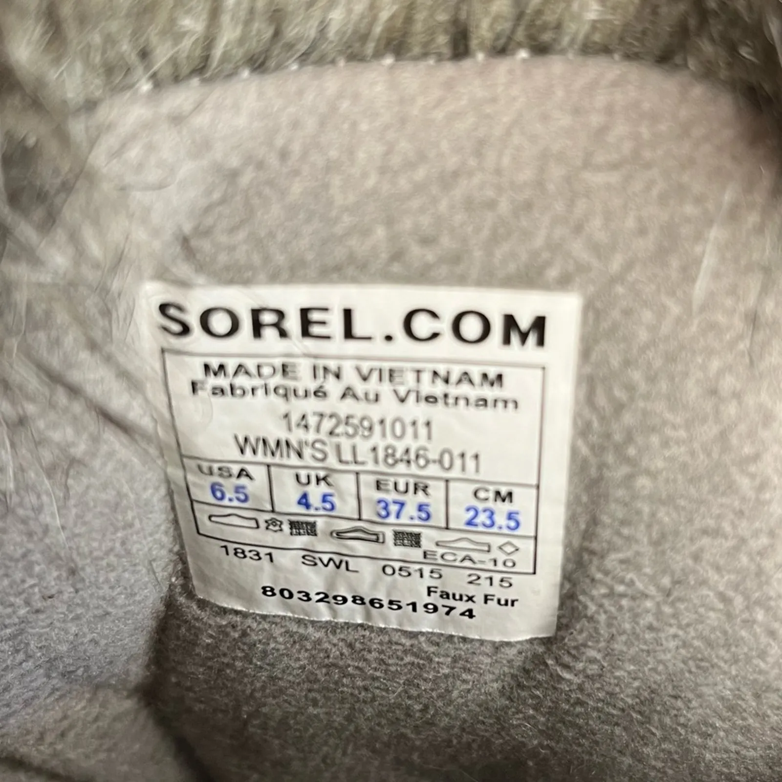 Sorel Tofino II Black Waterproof Quilted Lace Up Snow Boots Womens Size 6.5 - Image 10