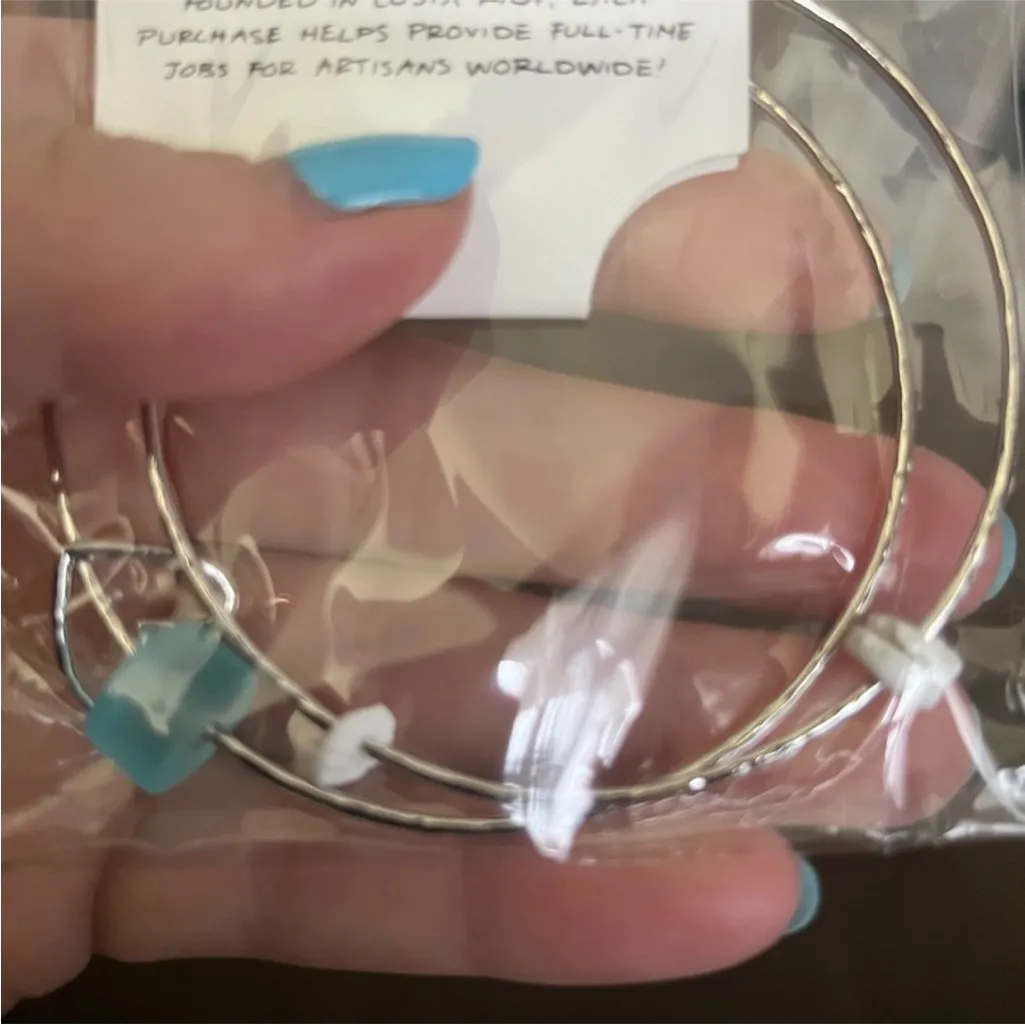 Pura Vida Playa Bangle Set Silver - Image 3