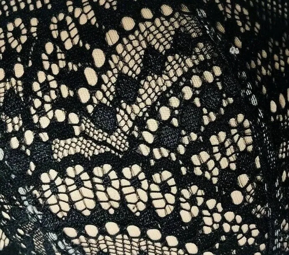 Victorias Secret Strapless Black Lace Very Sexy Padded Bra Orange Pink Band 32C - Image 3