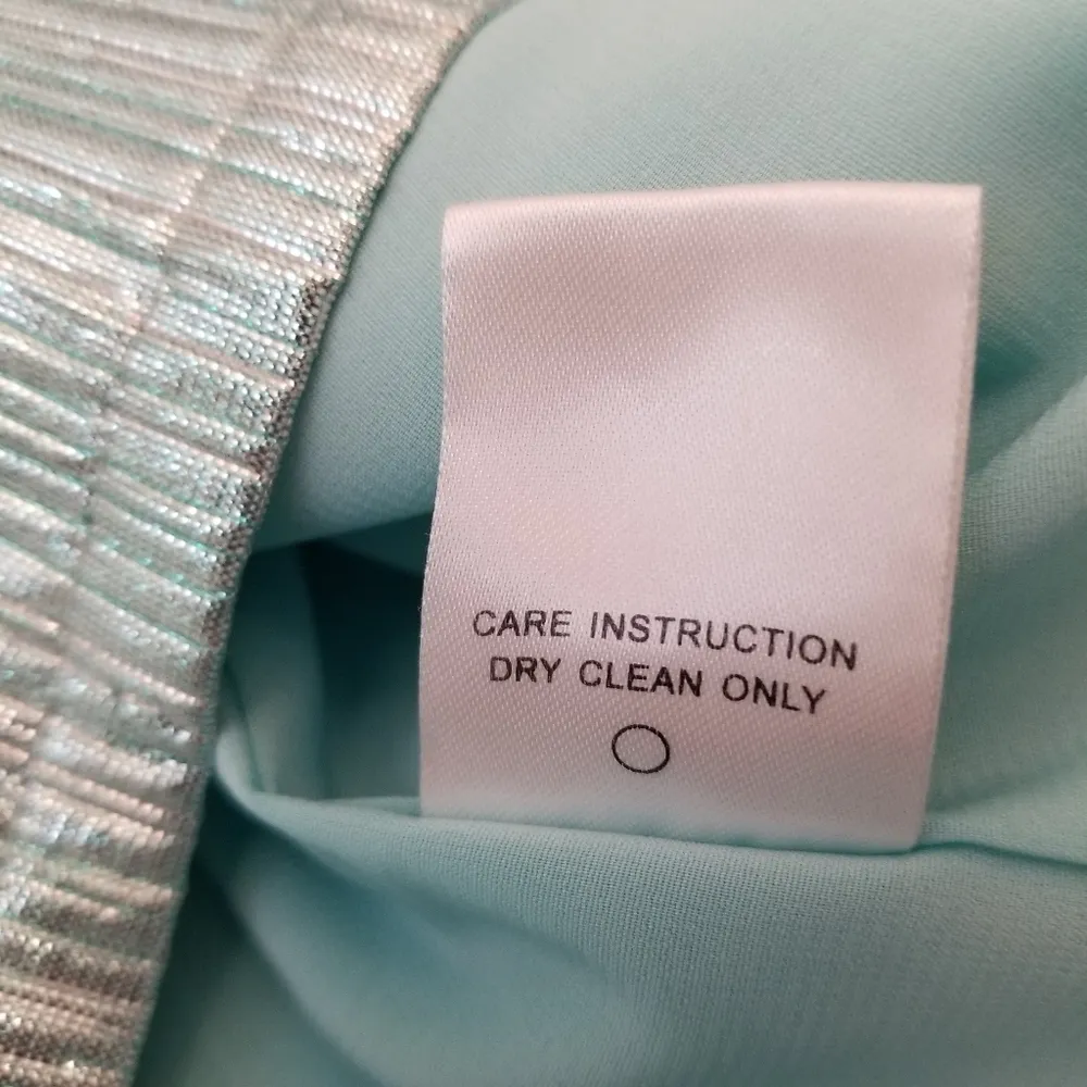 {L} NWT Lovers + Friends As If Mini Dress Electric Blue Metallic Sparkle Shimmer - Image 12