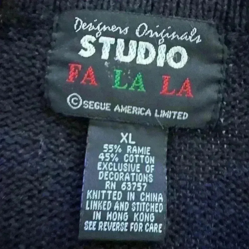Studio Fa La La Knitted Sweater Vest (270) Black Size XL - Image 11