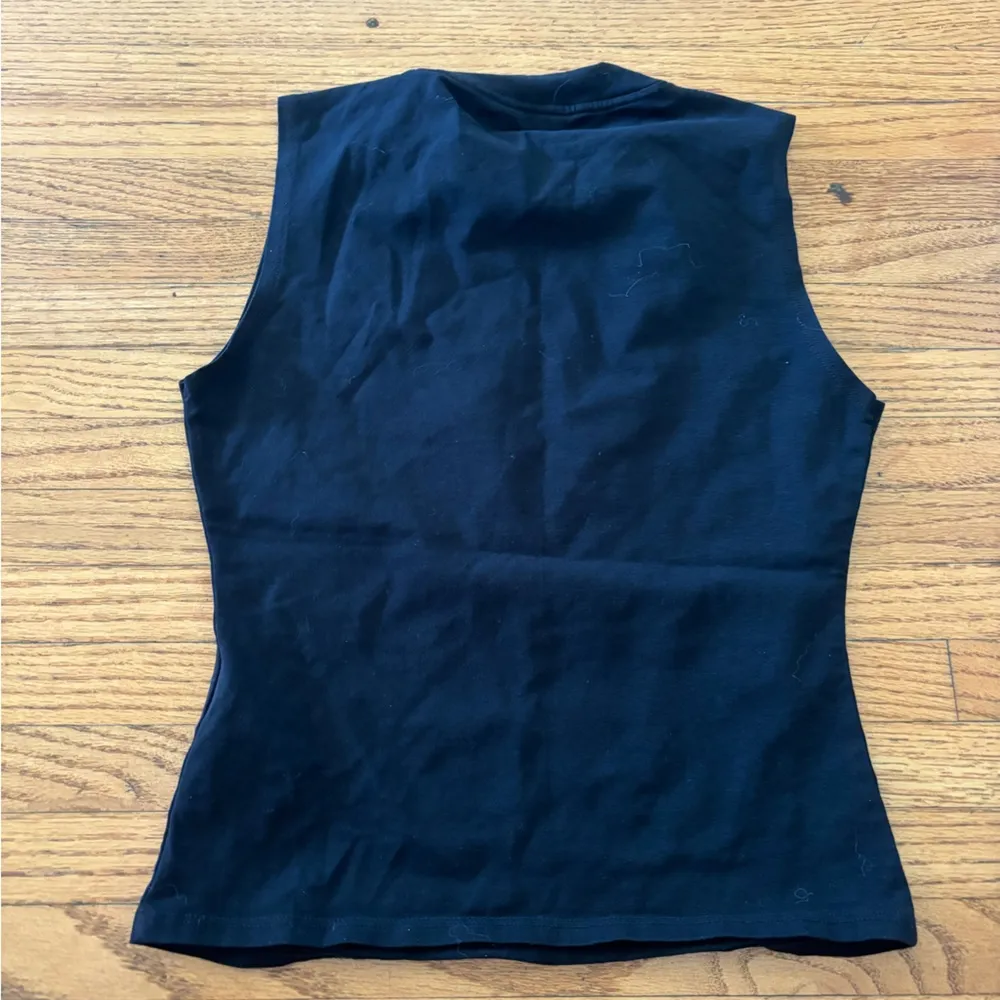 Guess High Neck Black Sleeveless Top - Image 3