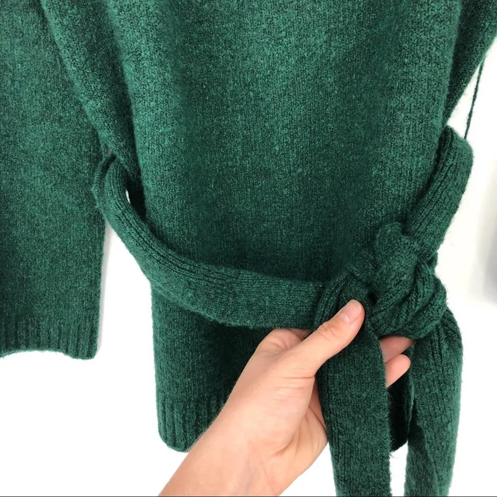 NWT LOVERS + FRIENDS Christi Sweater Green XS - Image 2