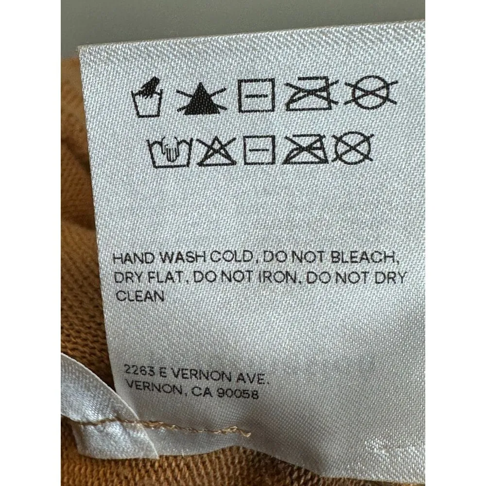 Reformation Women's Size XXS Brown Lounge Pants Casual Corded Waist NWOT - Image 6