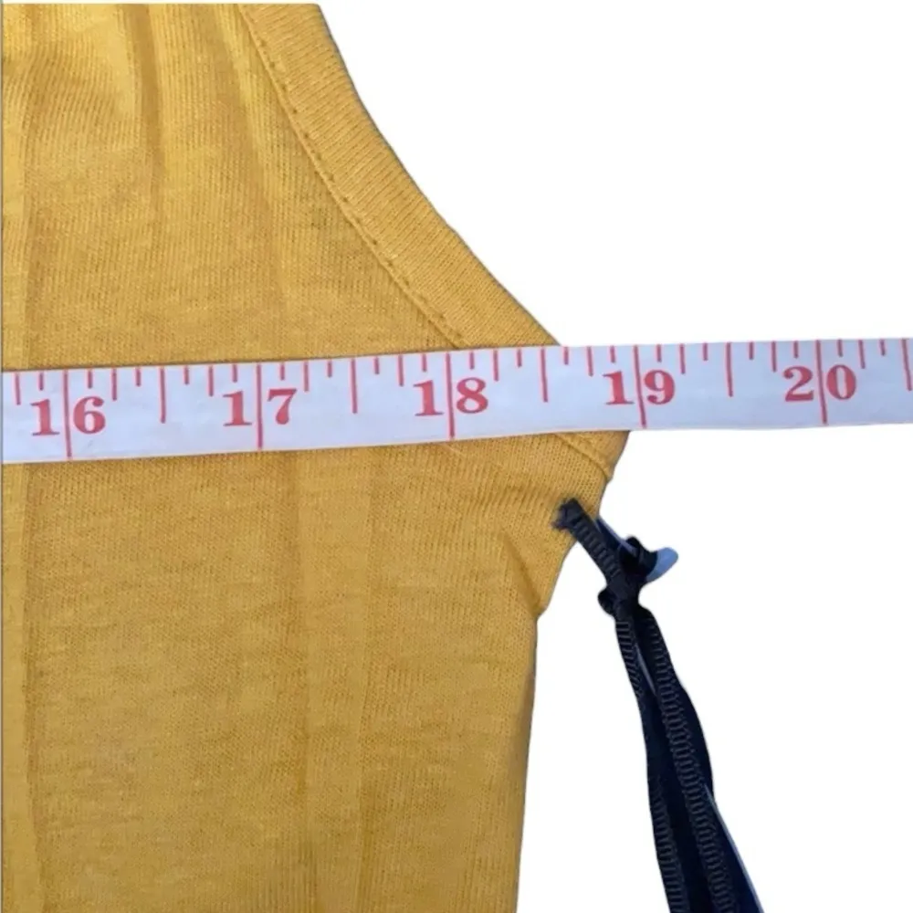 1. State Twist-Strap Mustard Color Tank Top Medium - Image 8