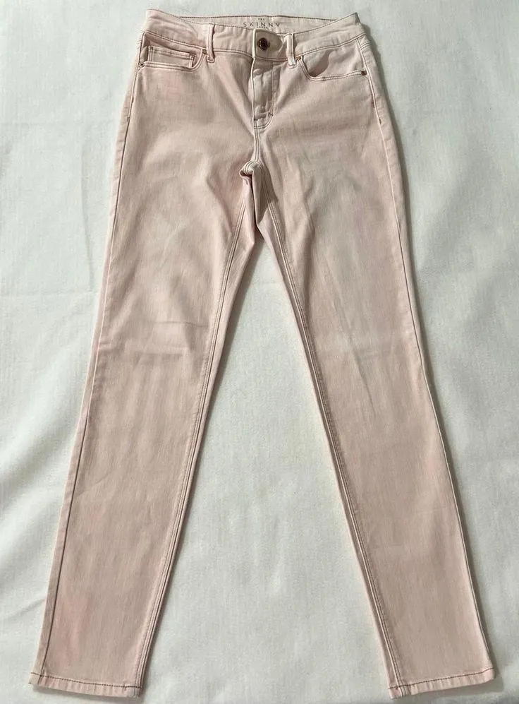 White House Black Market Ankle Jeans Goddess Pink Women 00 Orig $89 - Image 4