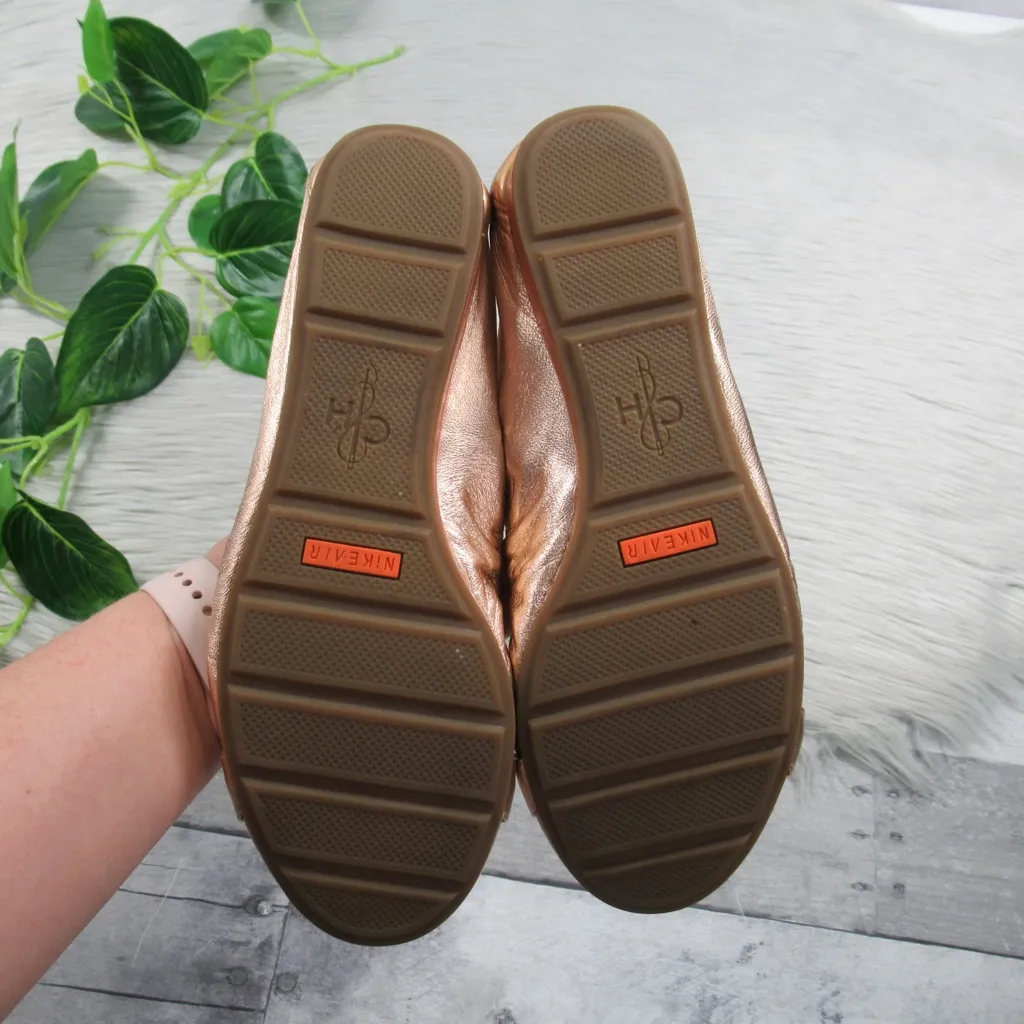 COLE HAAN Air Monica Ballet Flat in Metallic Rose Gold Women's Size 9 - Image 11