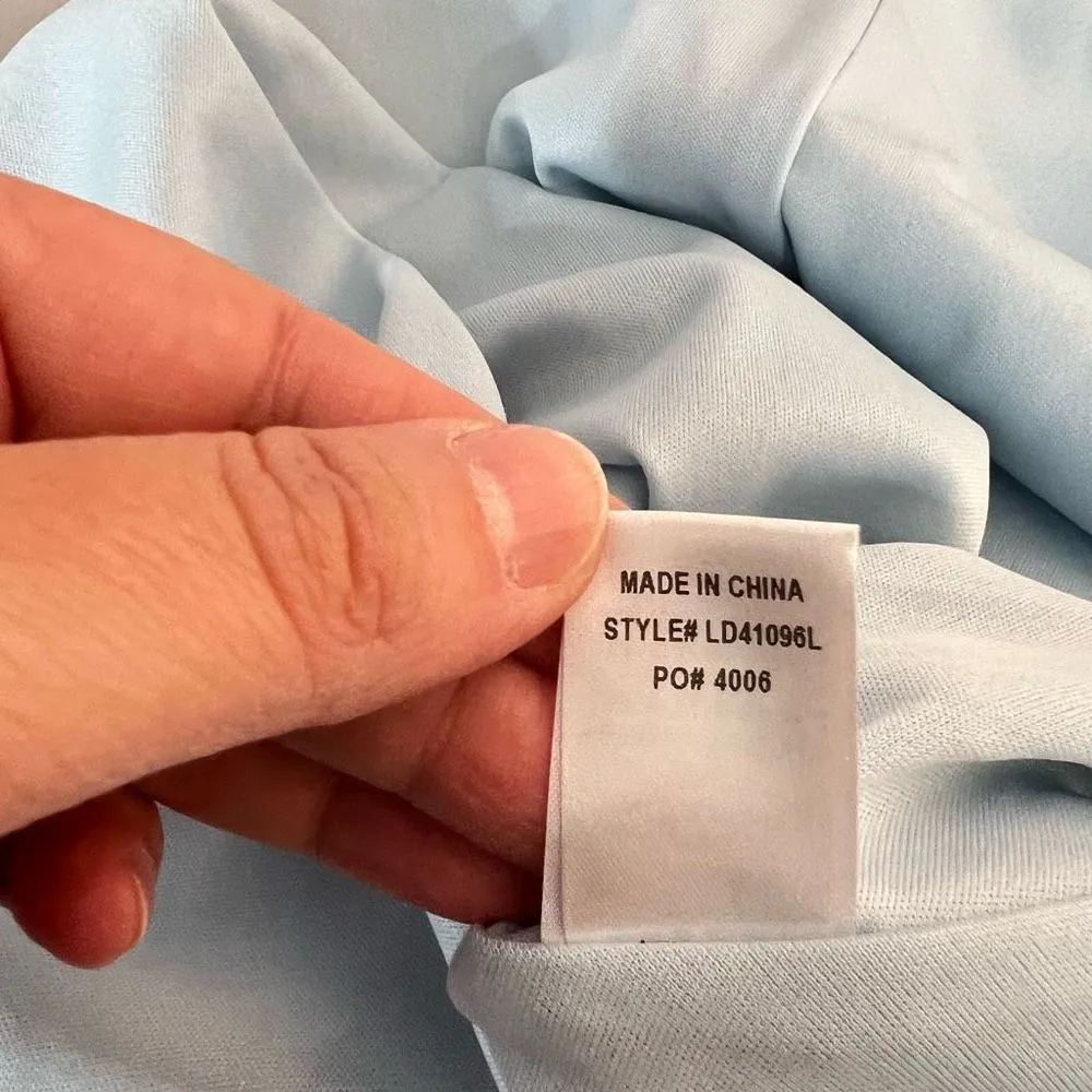 Lulu’s Call to Charms Light Blue Skater Dress size large - Image 13