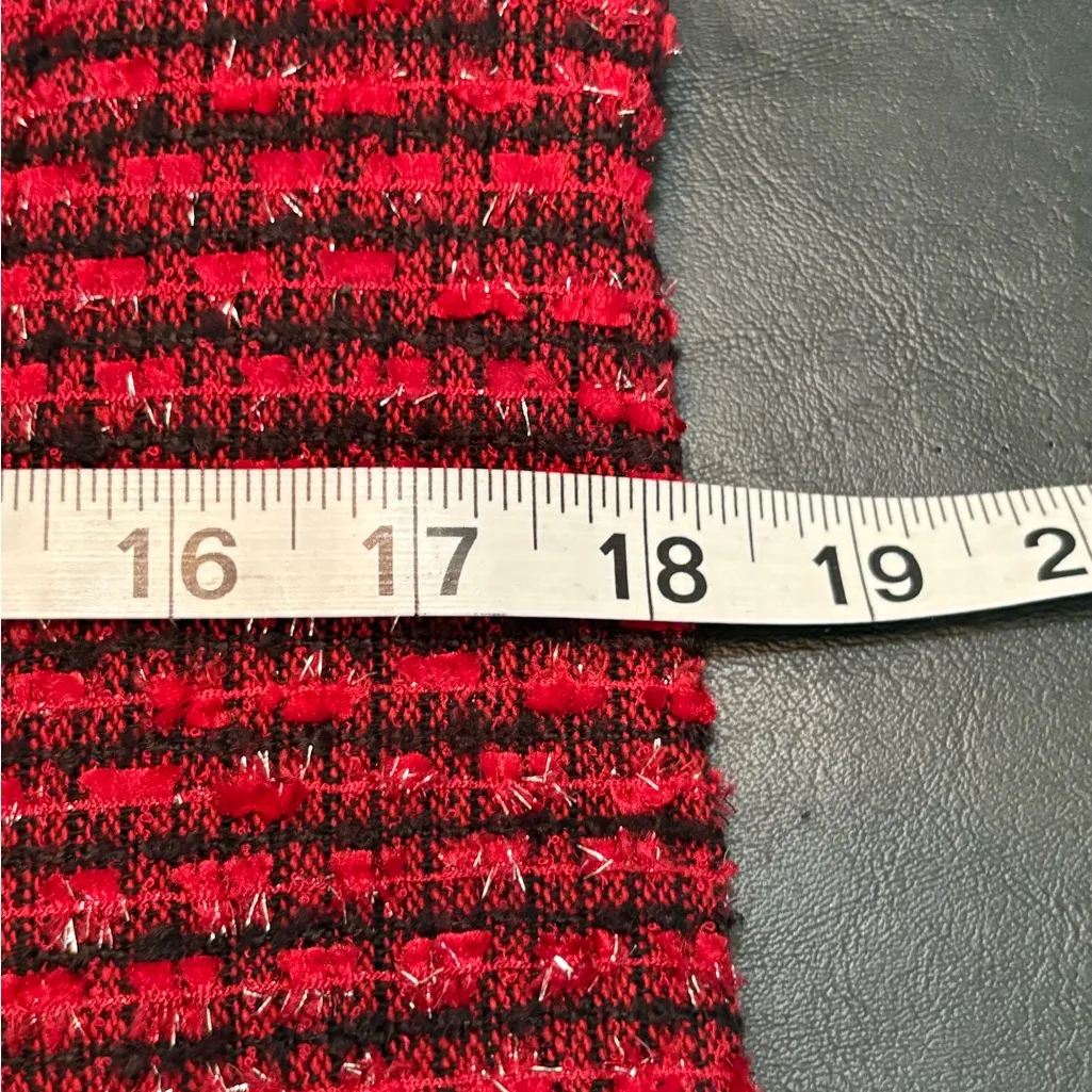 Ann Taylor Textured Red Midi Dress - Image 13