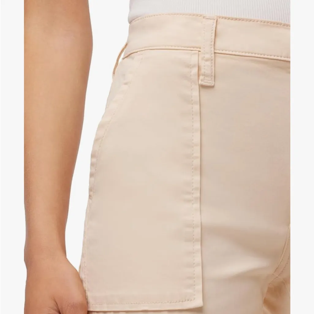 Hudson Jeans NWT  Rosalie High Waisted Cargo Jeans in Bleached Sand - Image 5