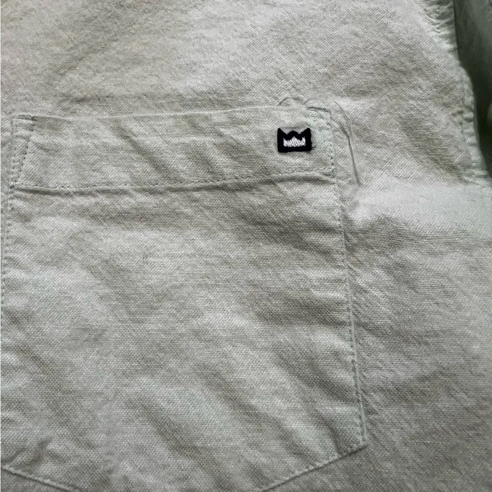 Women's Crown & Ivy Long Sleeve Oxford Boyfriend Shirt size L - Image 4