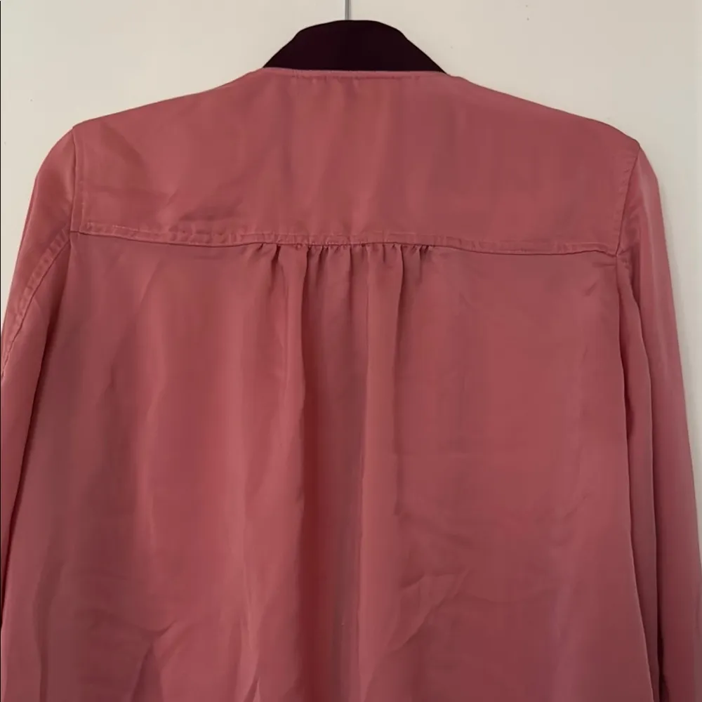 Cloud Chaser Pink Bomber Jacket with Elasticized Waistband - Image 5